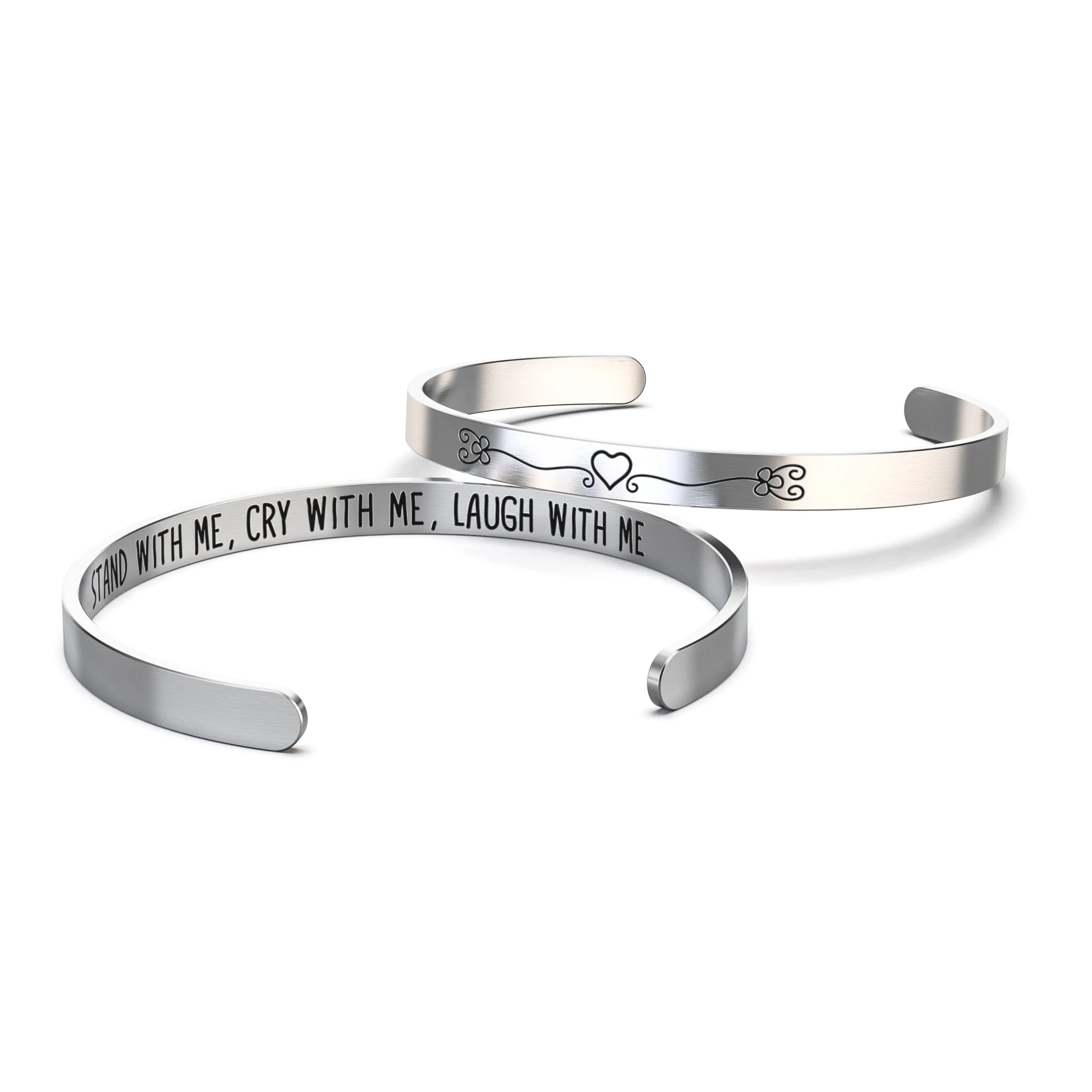 Bridesmaid Bracelet – Stand with Me, Cry with Me, Laugh with Me