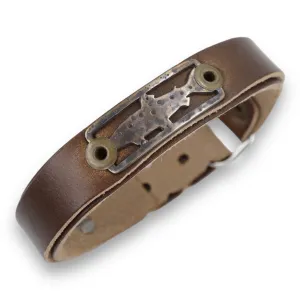 Bronze -- Stargazer Trout fishing bracelet -- skinny