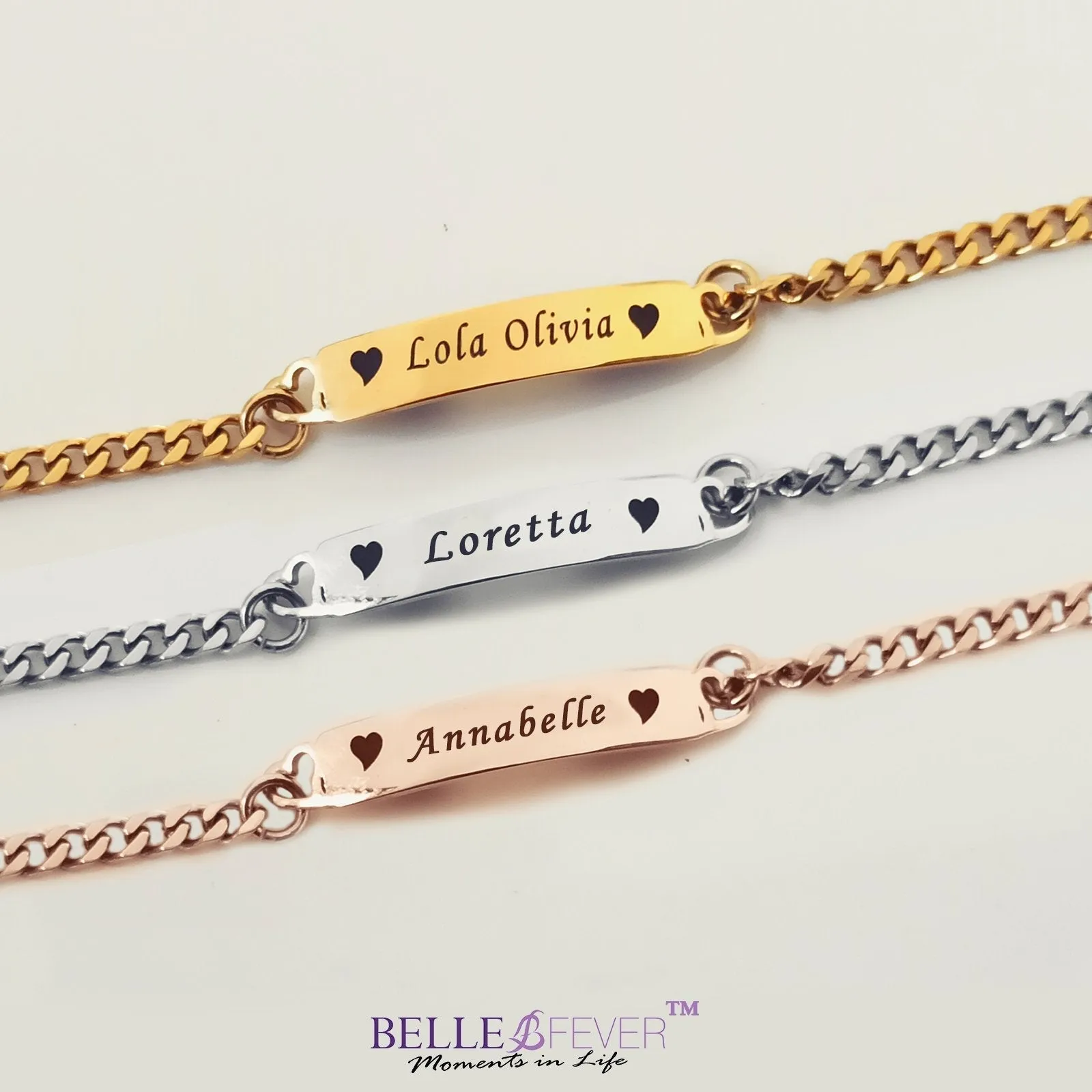 BUY ONE GET ONE Personalised Heart Bracelet