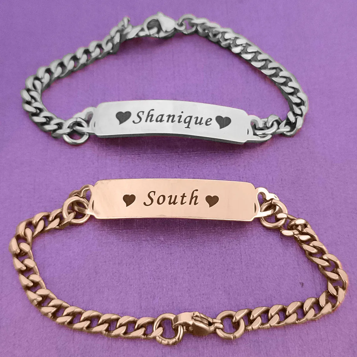 BUY ONE GET ONE Personalised Heart Bracelet