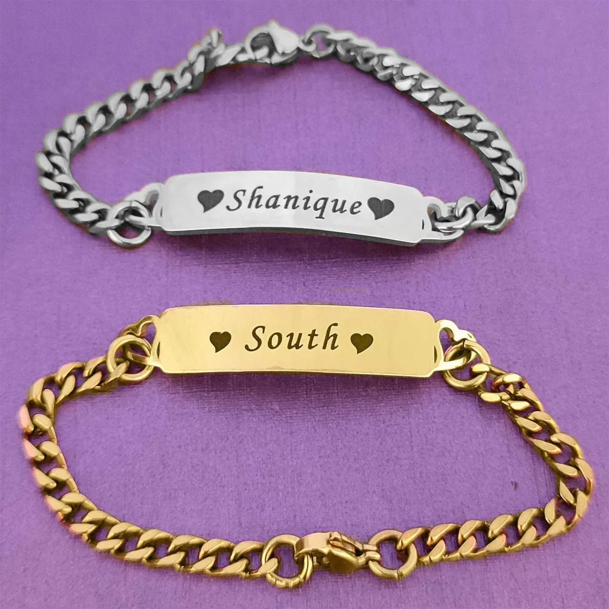 BUY ONE GET ONE Personalised Heart Bracelet