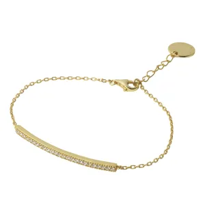 Cacharel CJB890E-Bracelet Courbe Gold