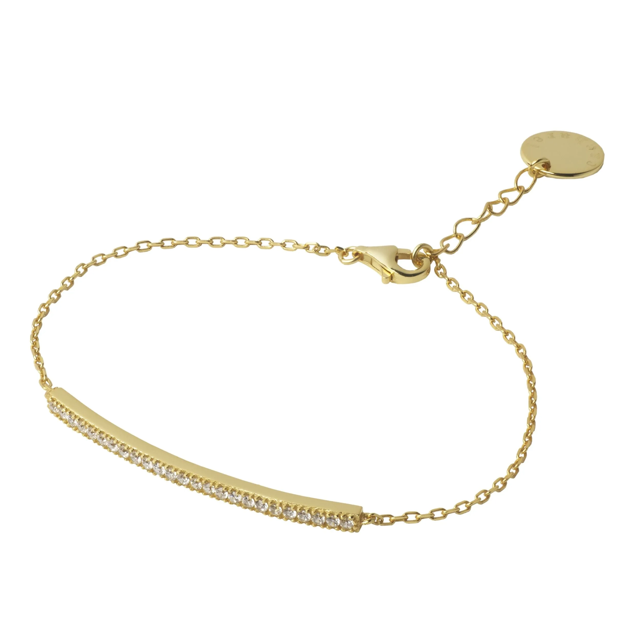 Cacharel CJB890E-Bracelet Courbe Gold
