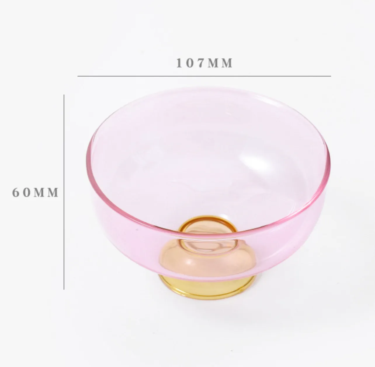Candy Glass Bowl: Green