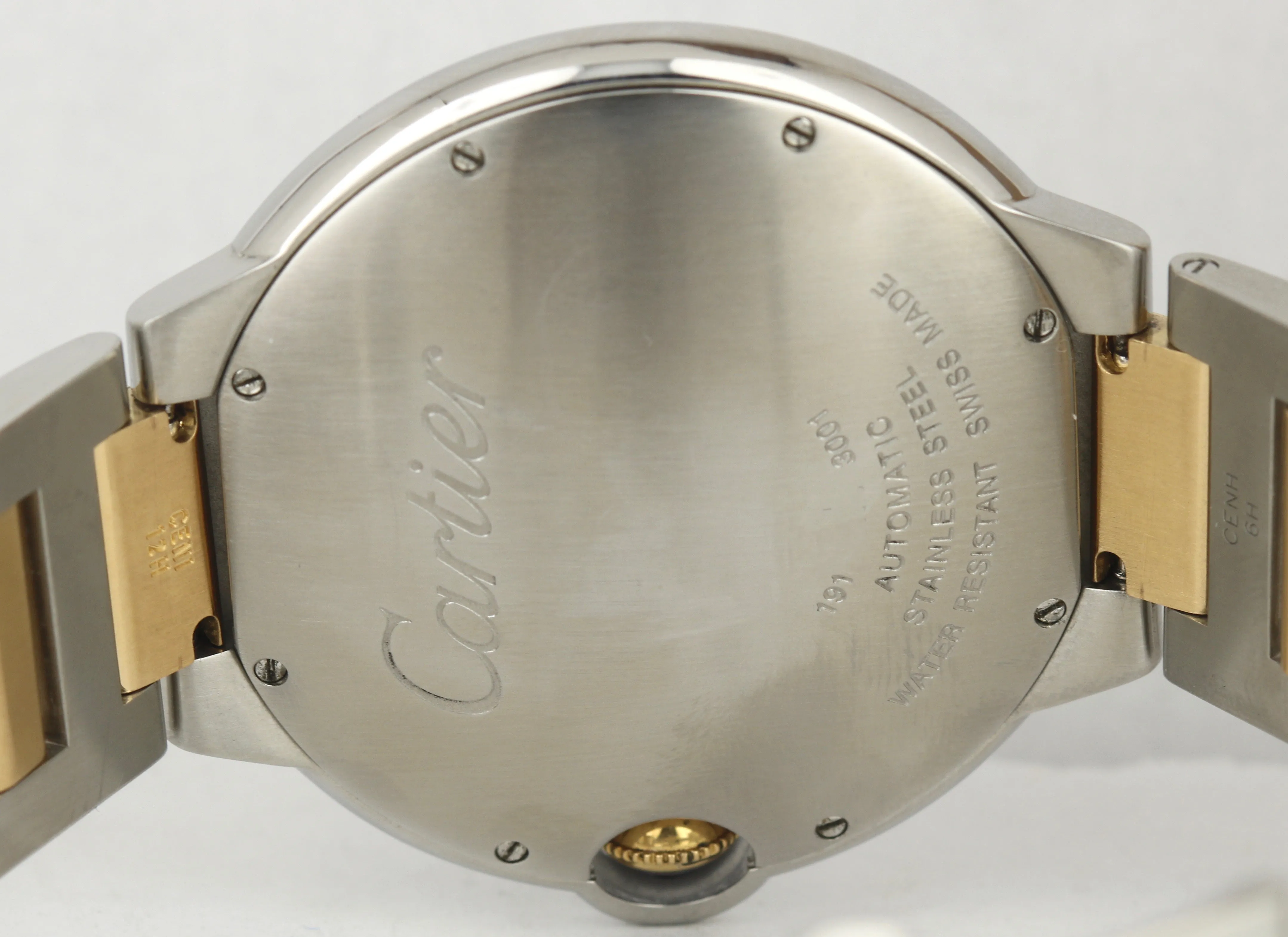 Cartier Ballon Bleu 42mm W69009Z3 3001 Two-Tone 18K Gold Silver Automatic Watch