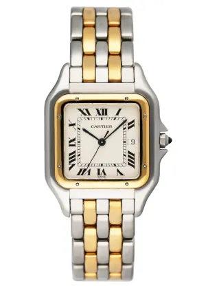 Cartier Panthere Jumbo 187957 Two Tone Mens Watch Box Papers