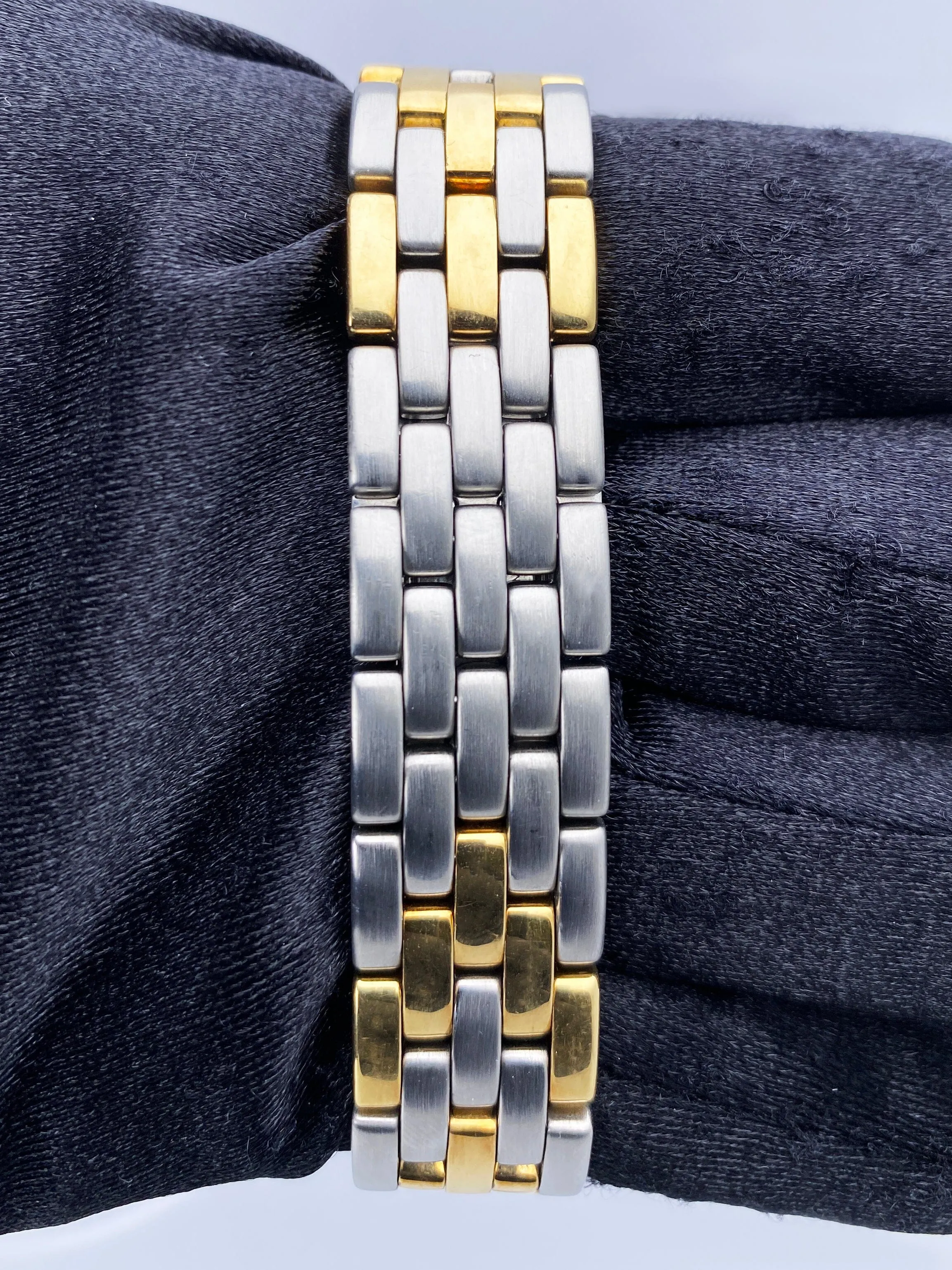 Cartier Panthere Large W25039L6 Two Tone Mens Watch Box Papers