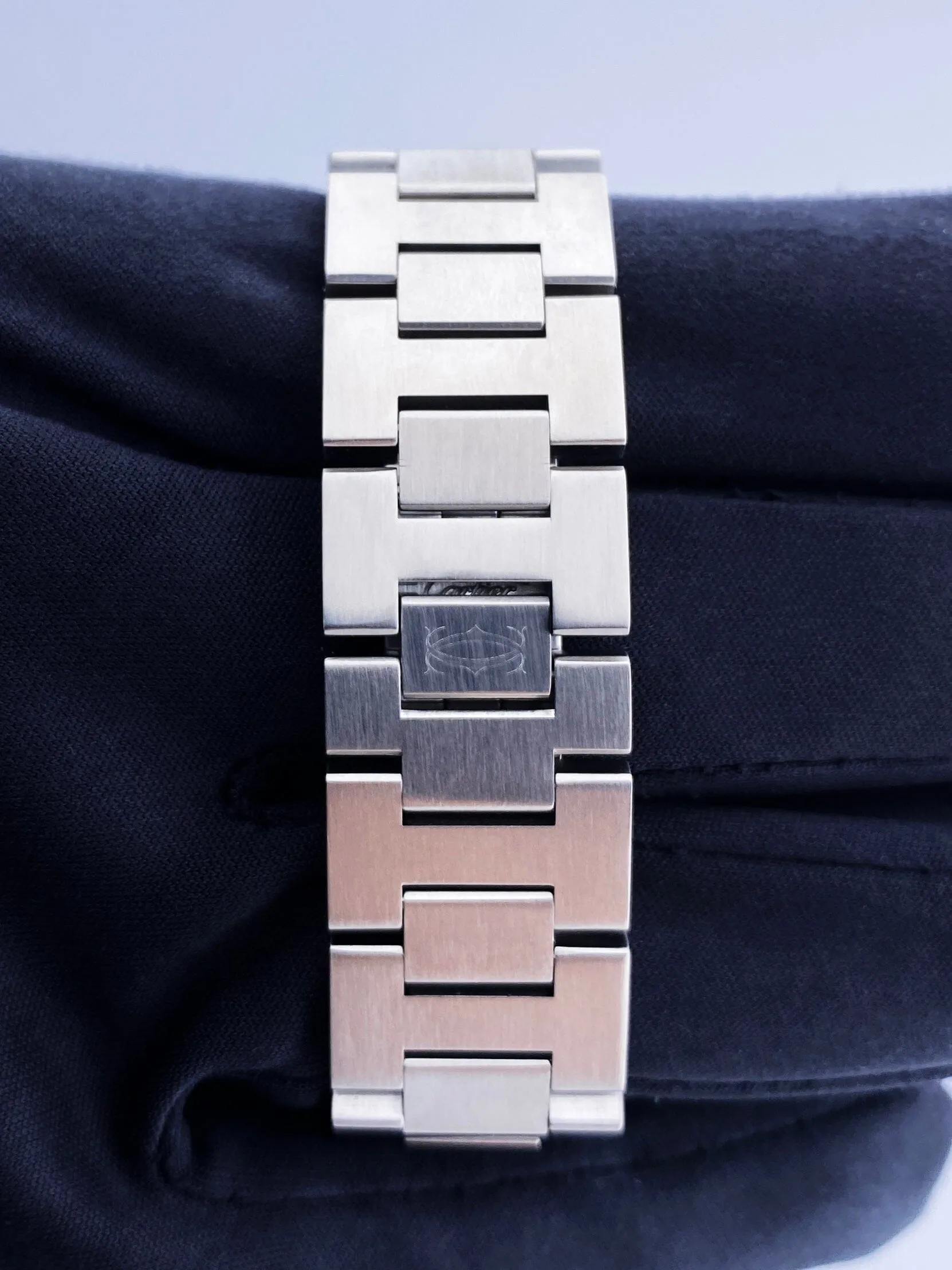 Cartier Pasha W31058M7 Pink Dial Steel Ladies Watch