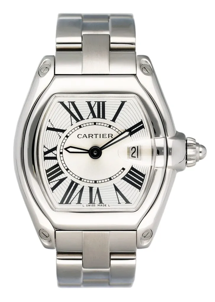 Cartier Roadster W62016V3 Stainless Steel Ladies Watch