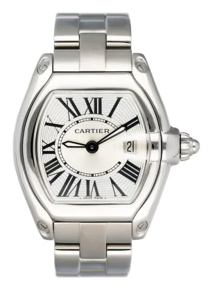Cartier Roadster W62016V3 Stainless Steel Ladies Watch