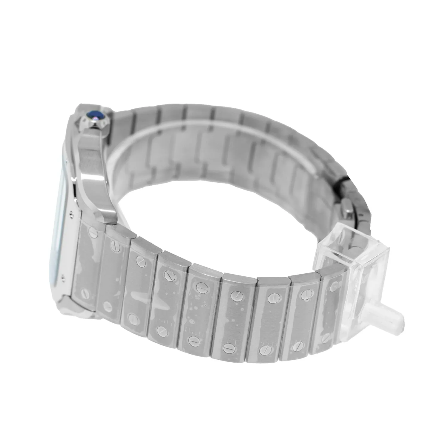 Cartier Santos 40mm Stainless Steel Blue Dial WSSA0030