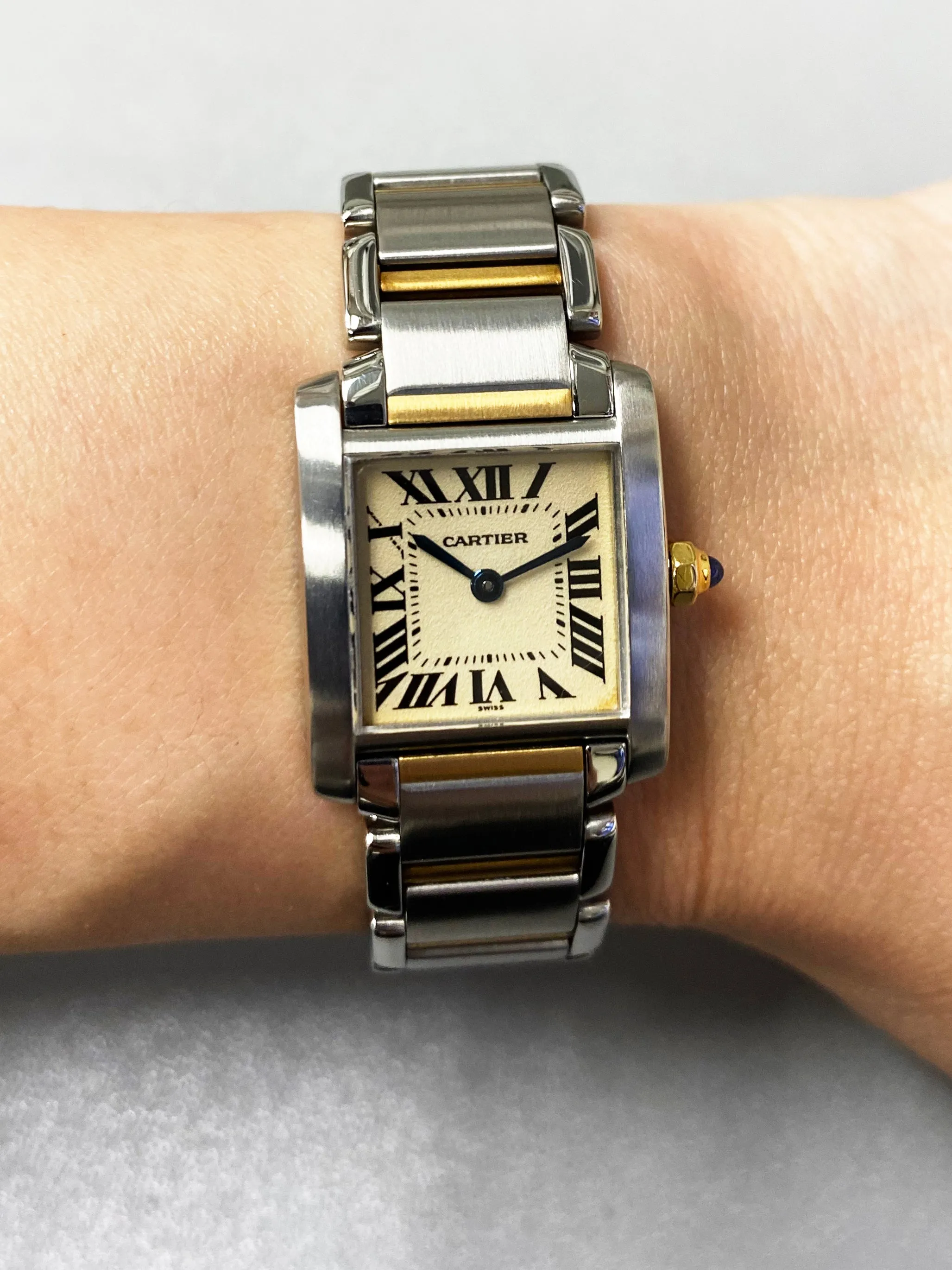 Cartier Tank Francaise 2300 Two-Tone Ladies Watch