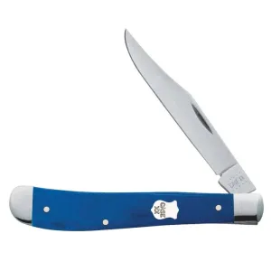 Case Smooth Blue G-10 Slimline Trapper 16746 Knife