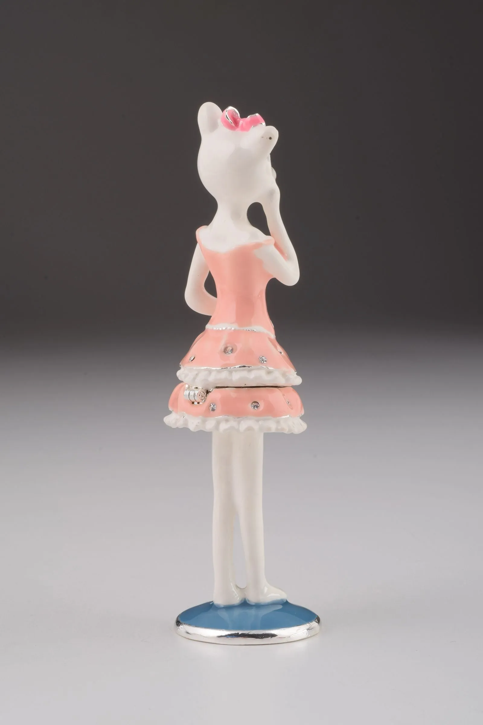 Cat with Pink Dress
