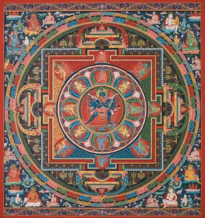 Chakrasamvara Mandala by Mukti Singh Thapa
