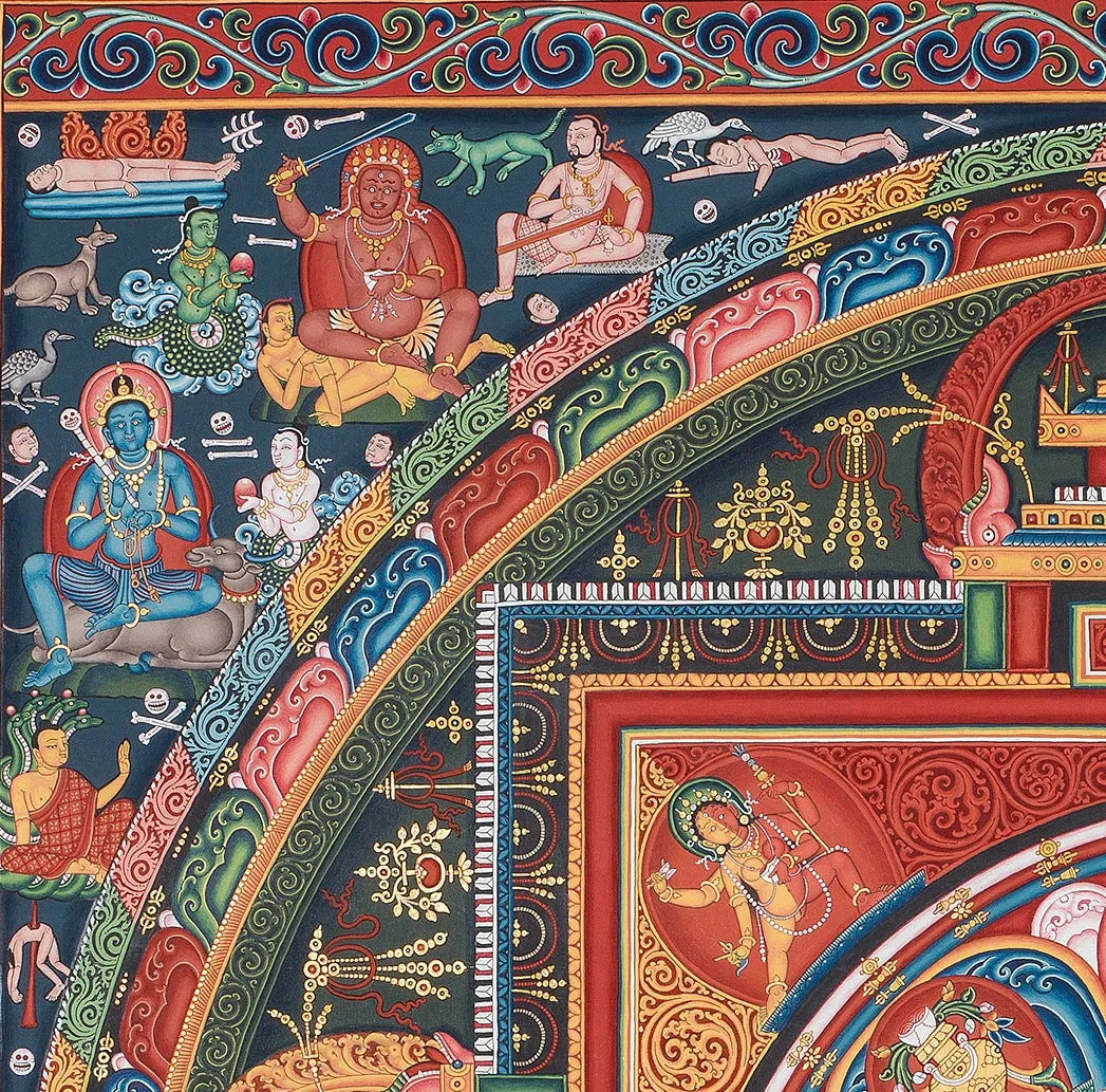 Chakrasamvara Mandala by Mukti Singh Thapa