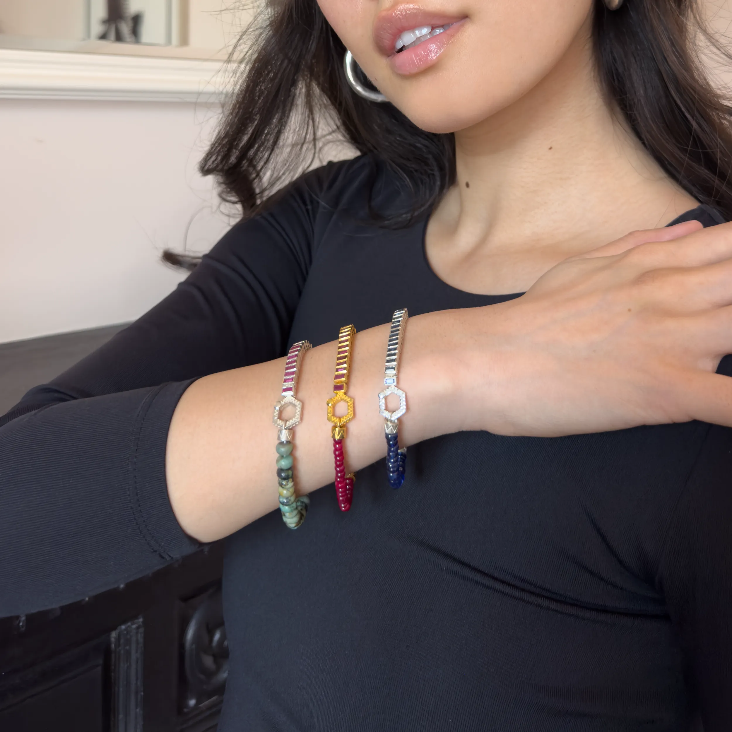 Chameleon Bracelet, Ruby