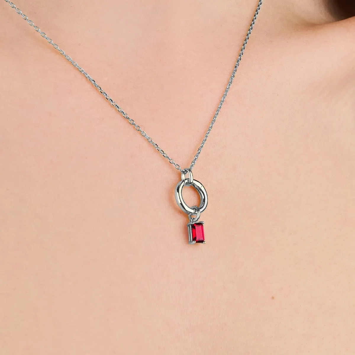 Charm Silver Clip