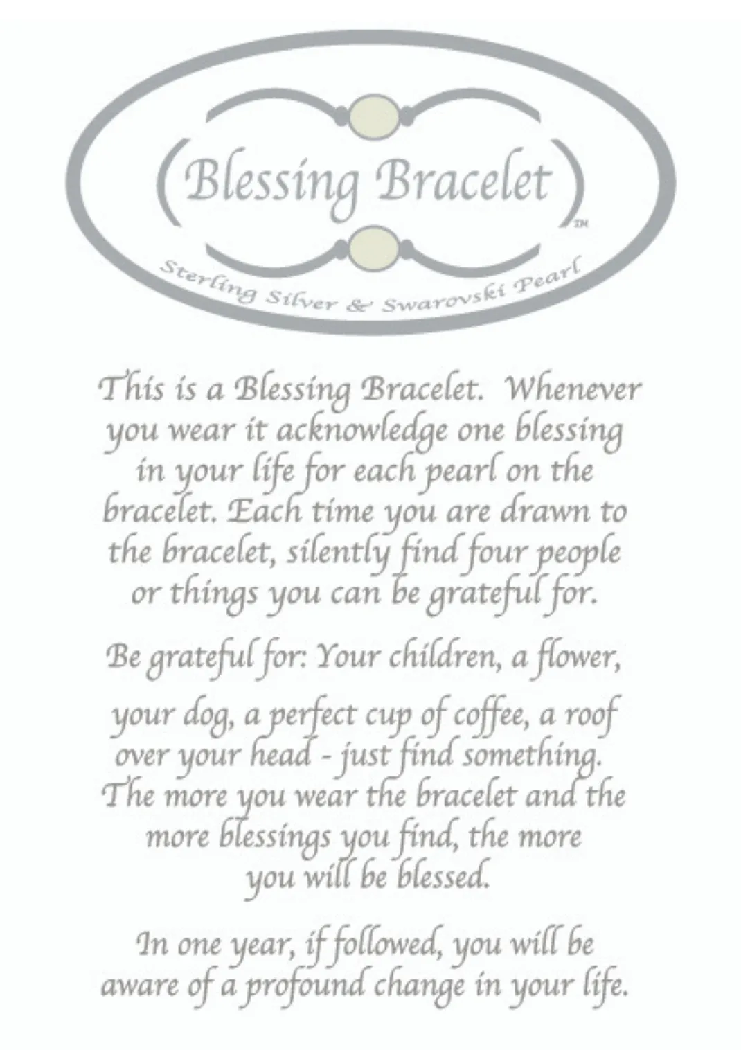 Charmed White Pearl & Cross Blessing Bracelet Gold
