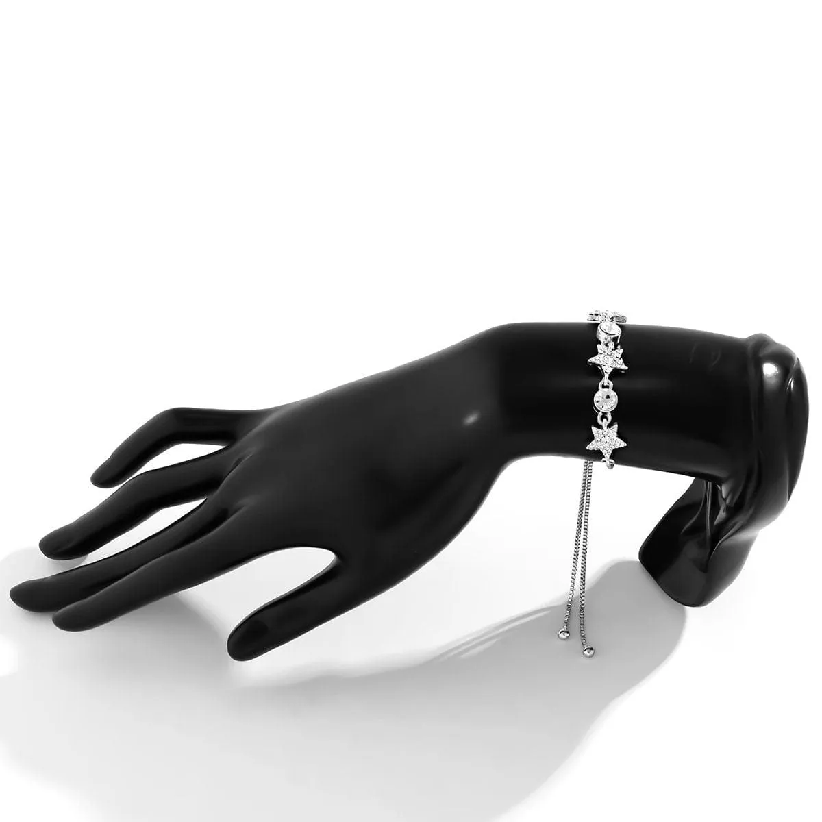 Chic CZ Inlaid Star Bracelet