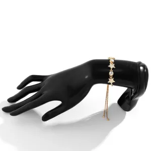 Chic CZ Inlaid Star Bracelet