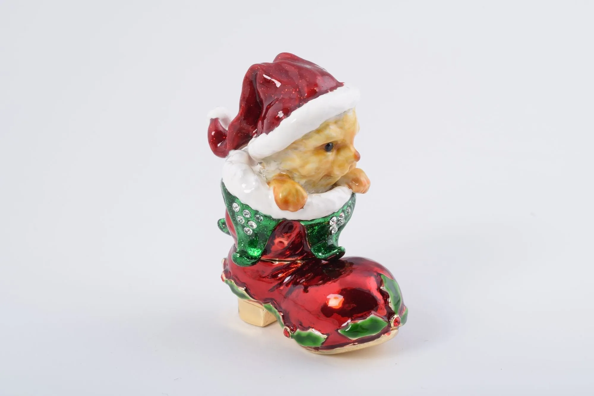 Christmas Cat in a Christmas Boot
