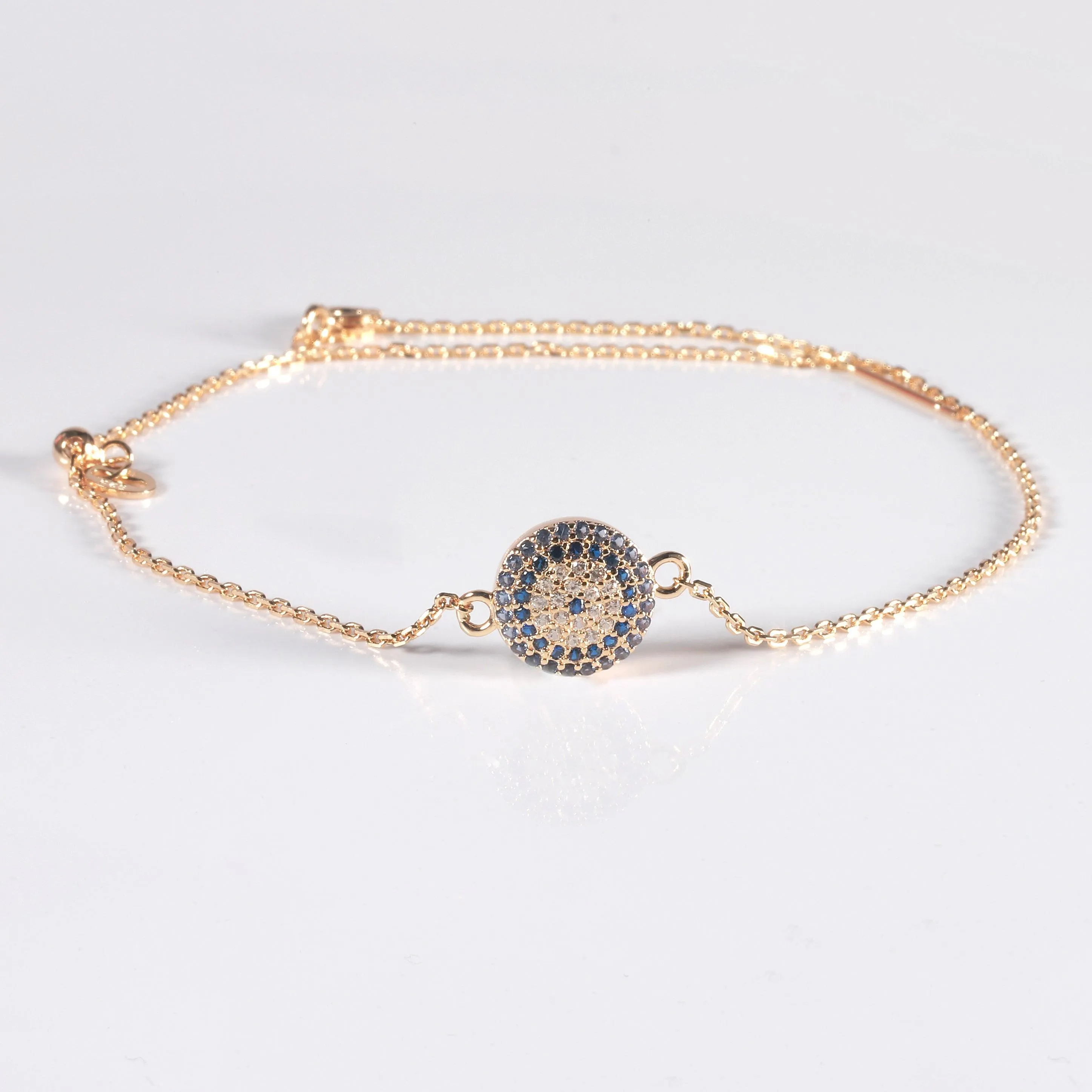 Classic Sapphire Evil Eye Bracelet