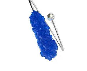 COBALT ROCK CANDY PALM CUFF