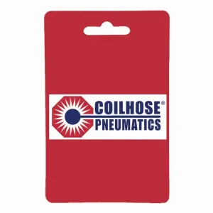 Coilhose Pneumatics PUE516-15W1-T Flexeel Coil, 5/16" ID x 15’, No Fittings, Transparent Blue
