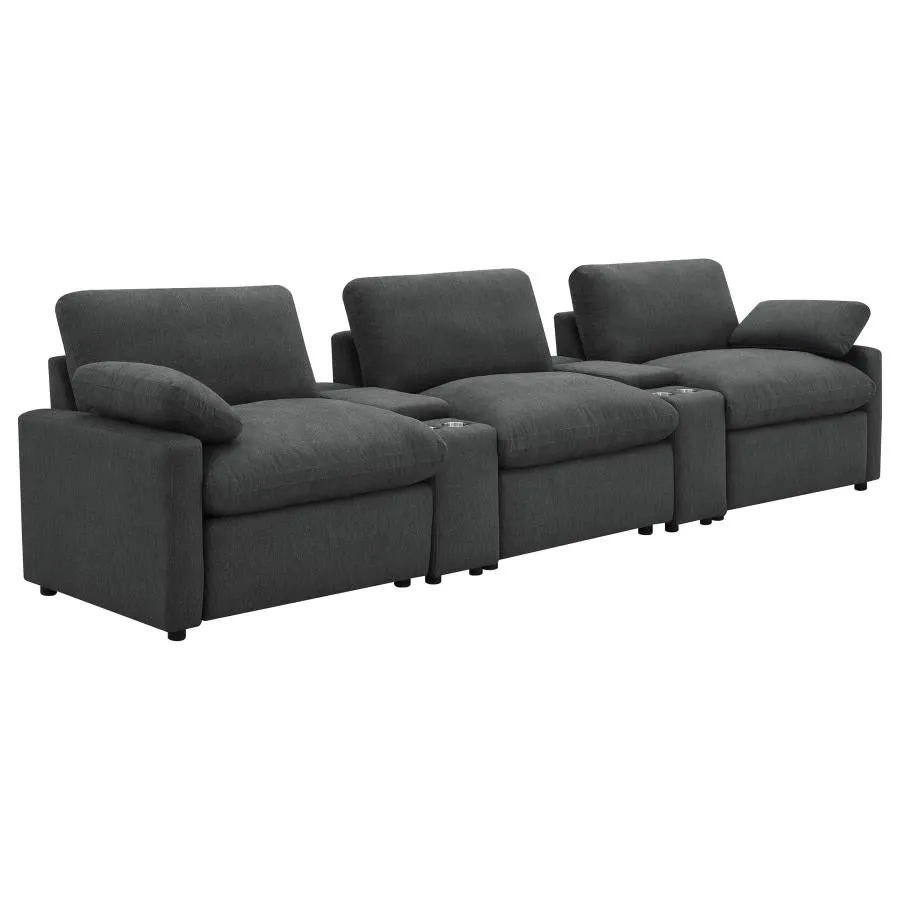 Colleen 5 Piece Theater Sectional
