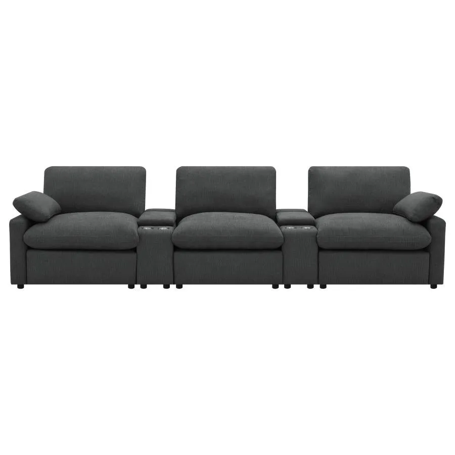 Colleen 5 Piece Theater Sectional