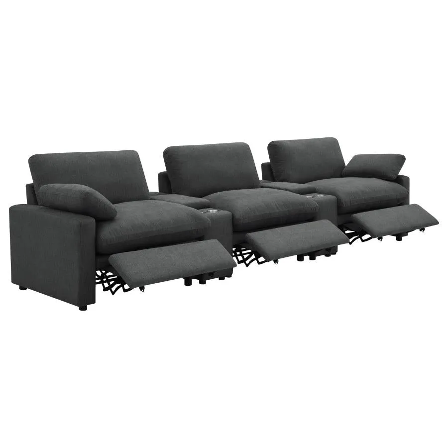 Colleen 5 Piece Theater Sectional