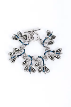 Crystal Flourish Link Bracelet