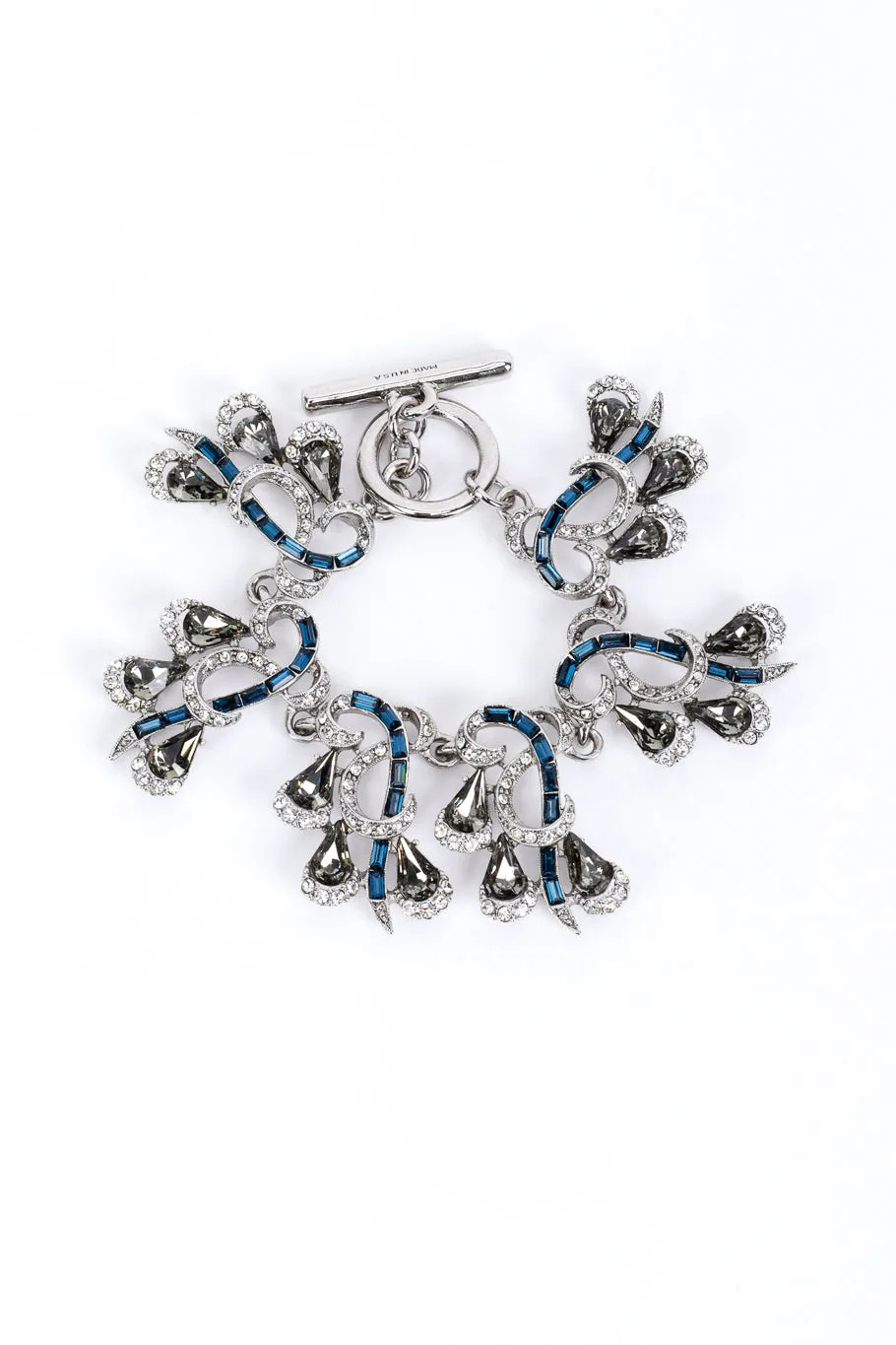 Crystal Flourish Link Bracelet