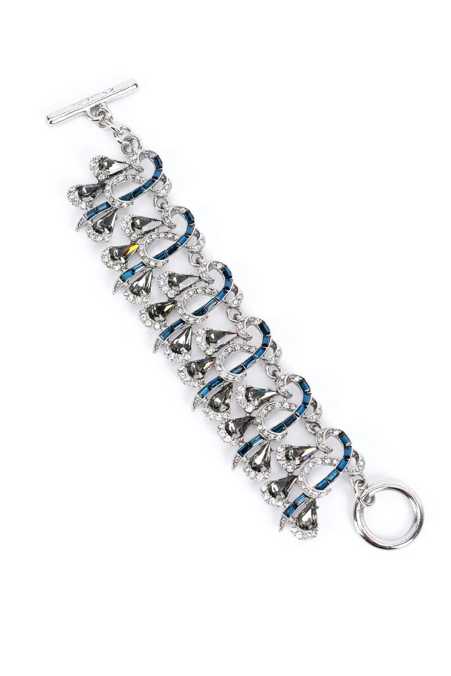 Crystal Flourish Link Bracelet