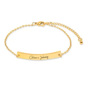 Custom Bar Name Bracelet