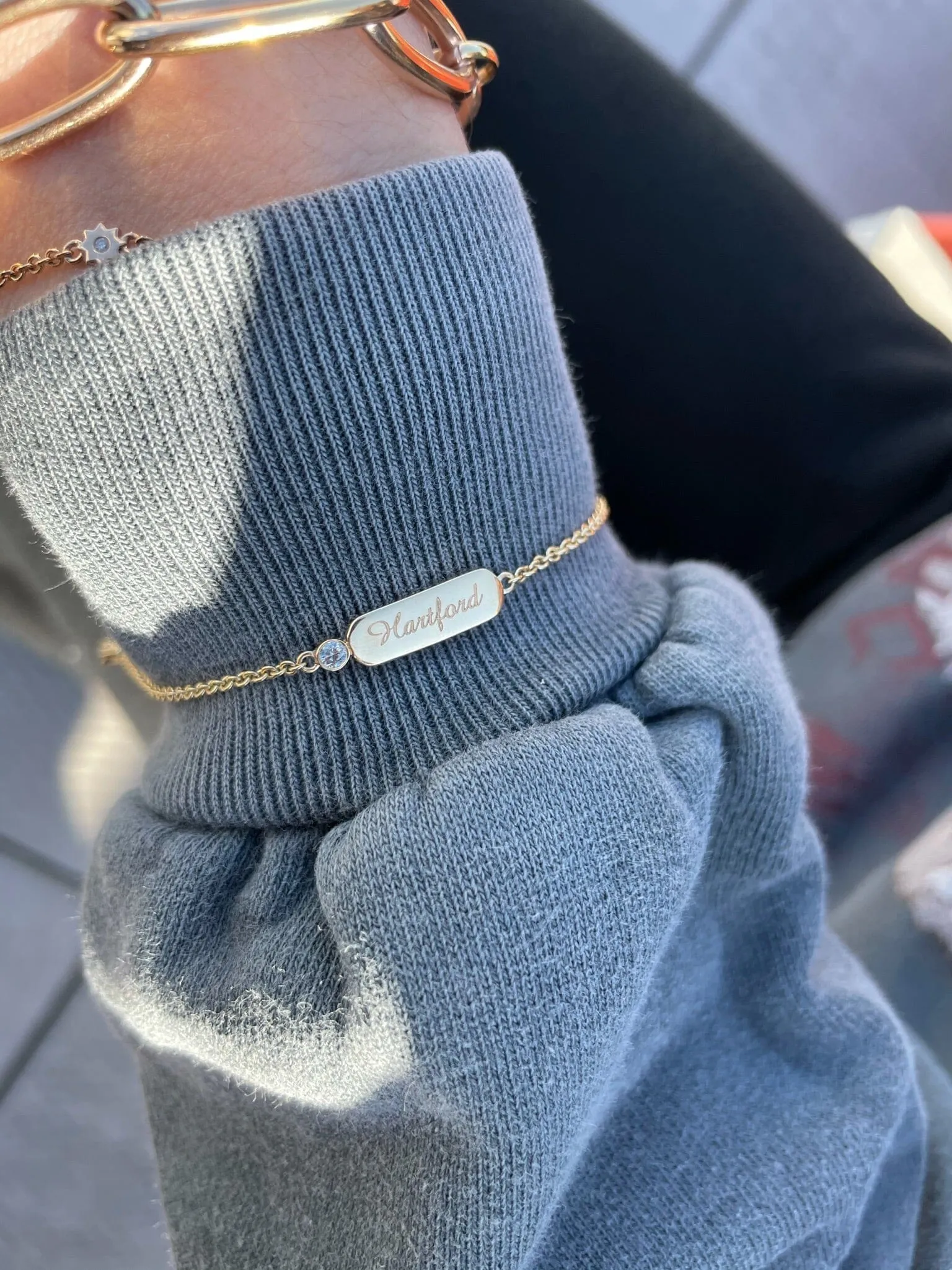 Custom Nameplate Bracelet