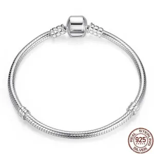 Cycolinks 925 Sterling Silver Snake Chain Bangle & Bracelet
