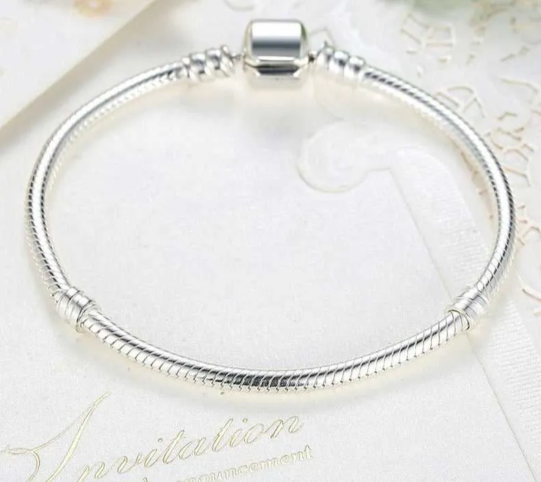 Cycolinks 925 Sterling Silver Snake Chain Bangle & Bracelet