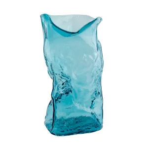 Dean Allison Transparent Glass Bag Vase