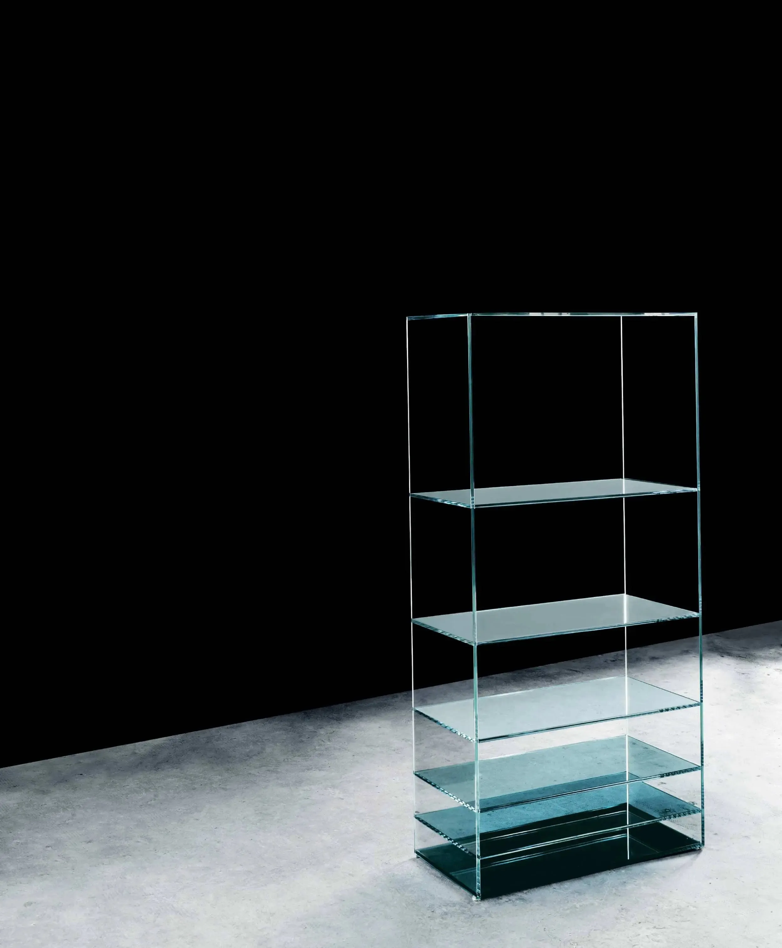 Deep Sea Glass Bookcase
