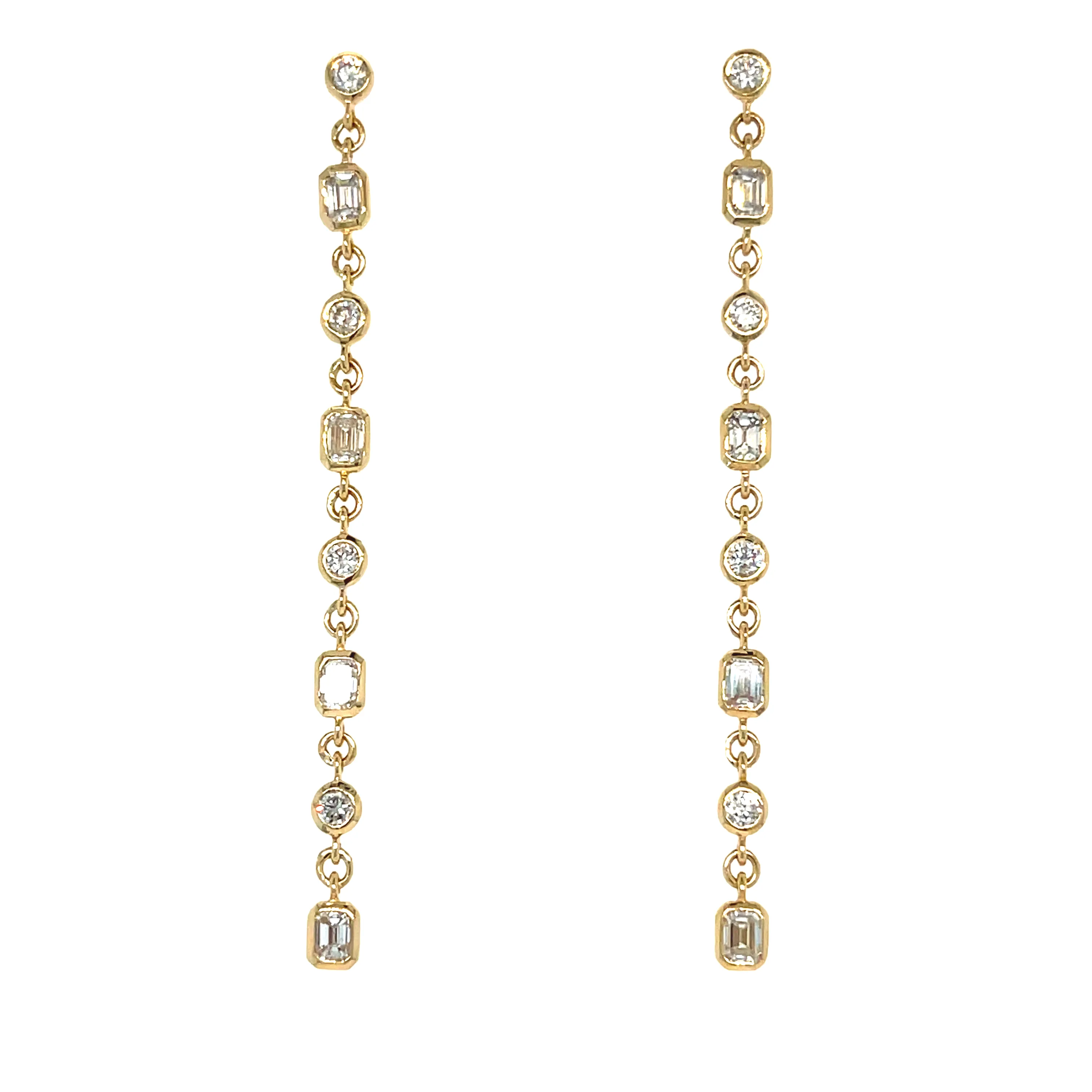Diamond Drop Earrings