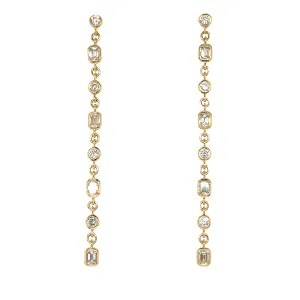 Diamond Drop Earrings