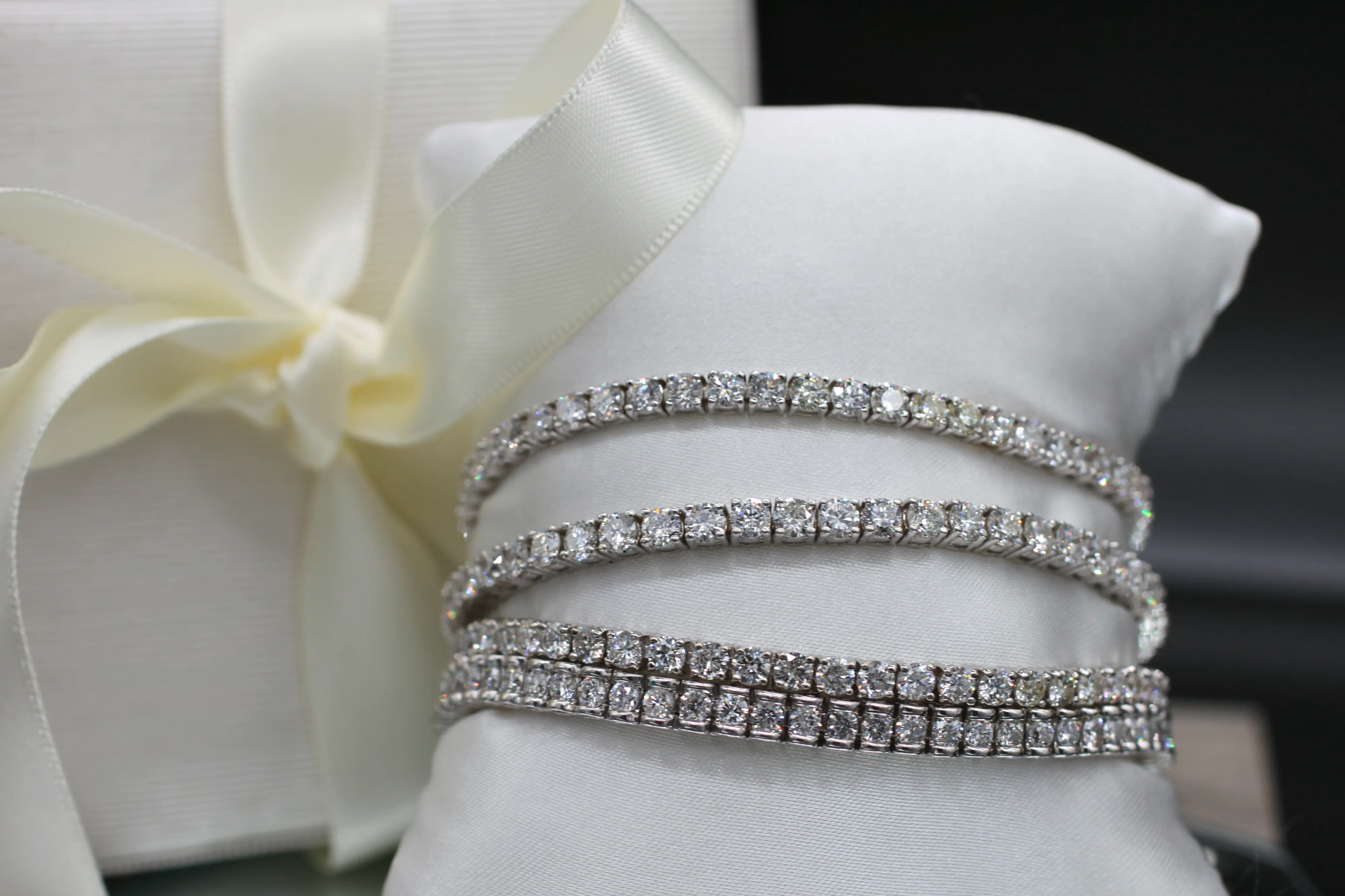 Diamond Line Tennis Bracelet (Natural AAAA Diamonds 7.95 ct)
