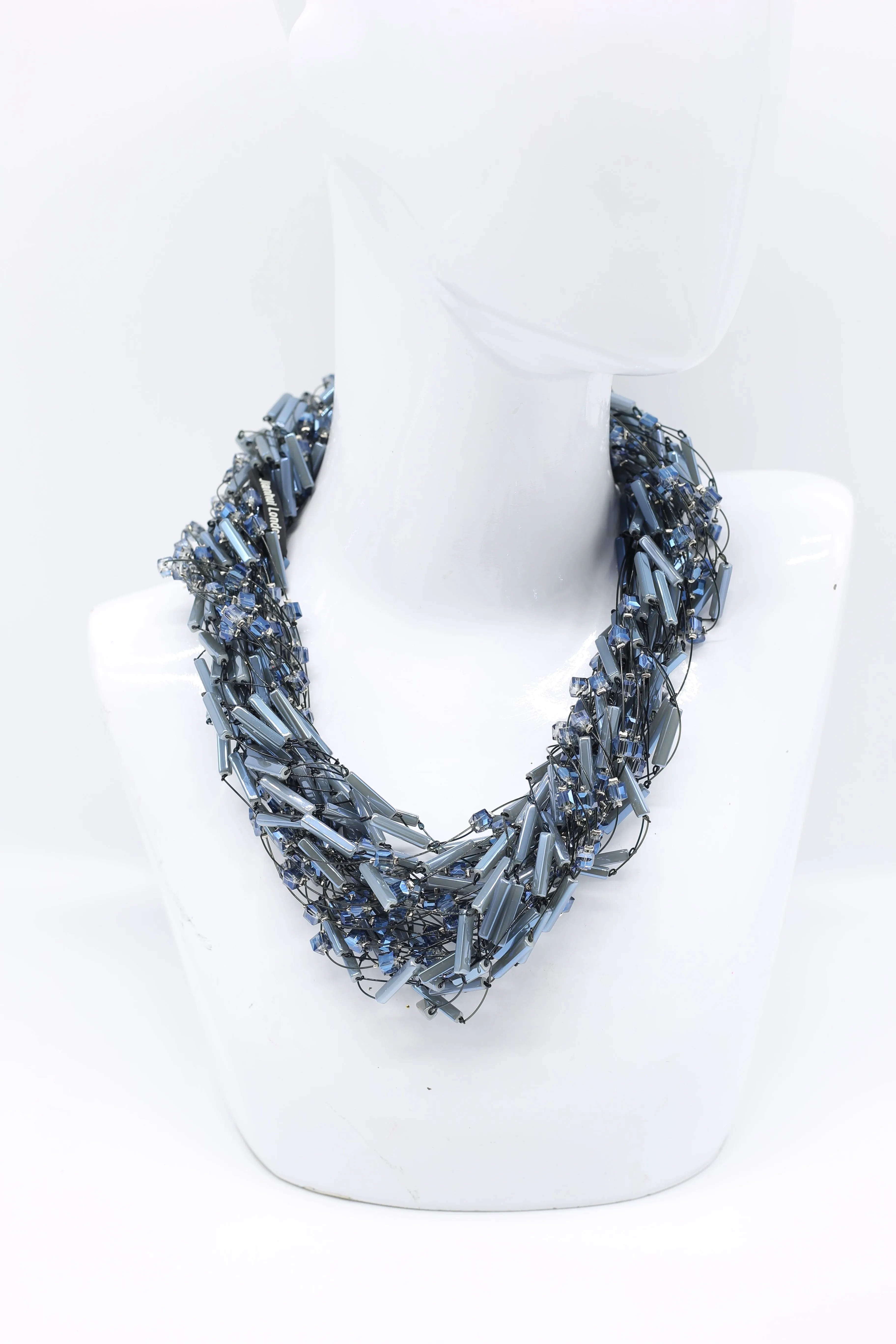 Diana Crystal Tubes & Cubes Necklaces Set