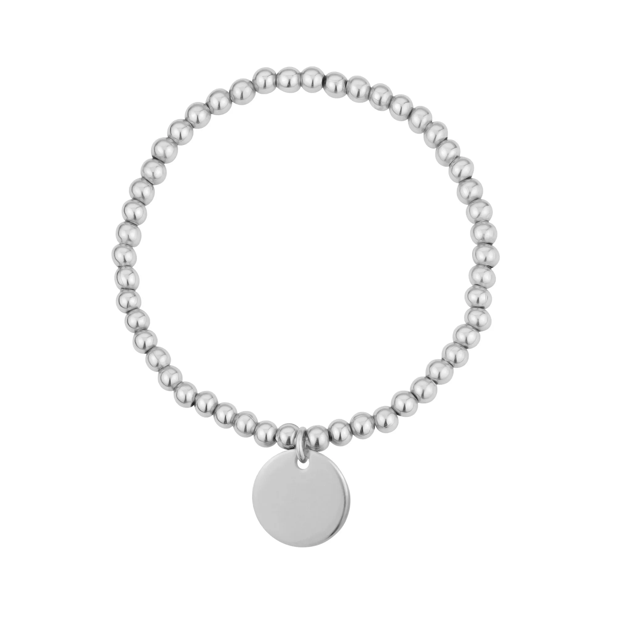 Disc Stretch Bead Bracelet