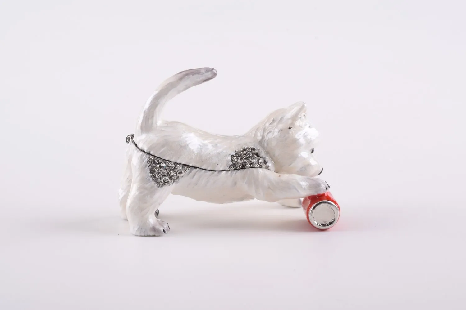Dog Playing with Can