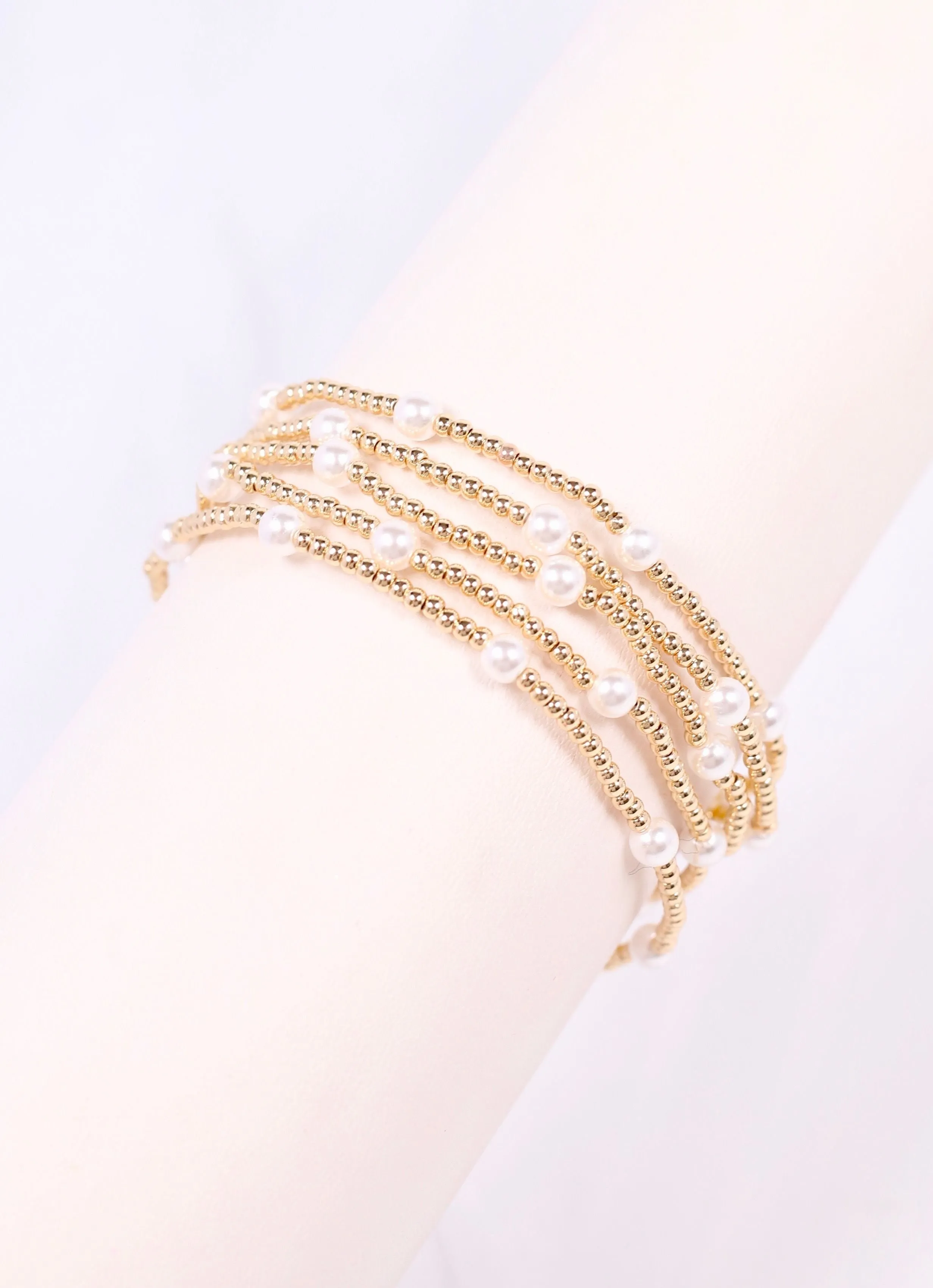 Domic Bracelet Set Gold