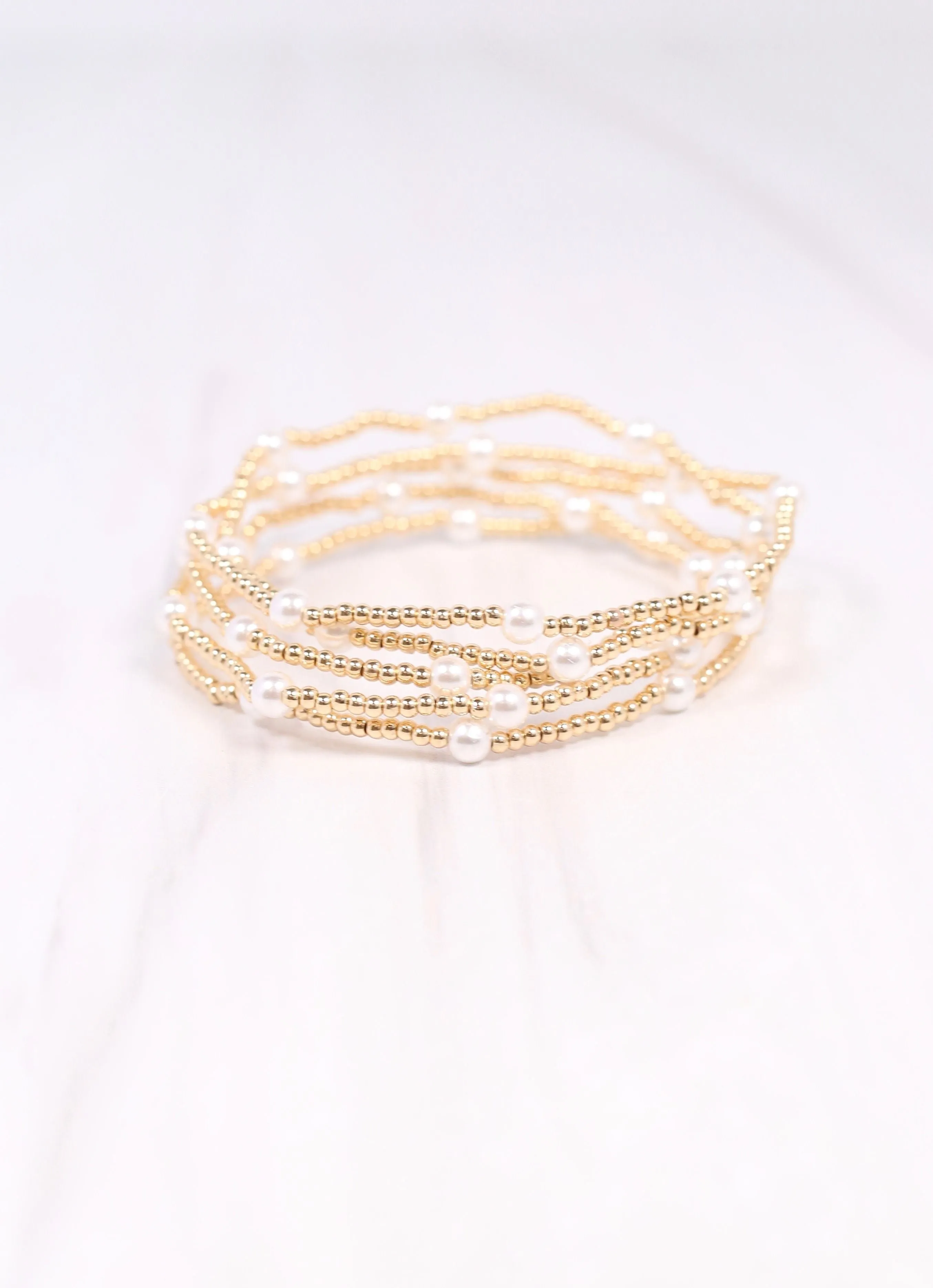 Domic Bracelet Set Gold