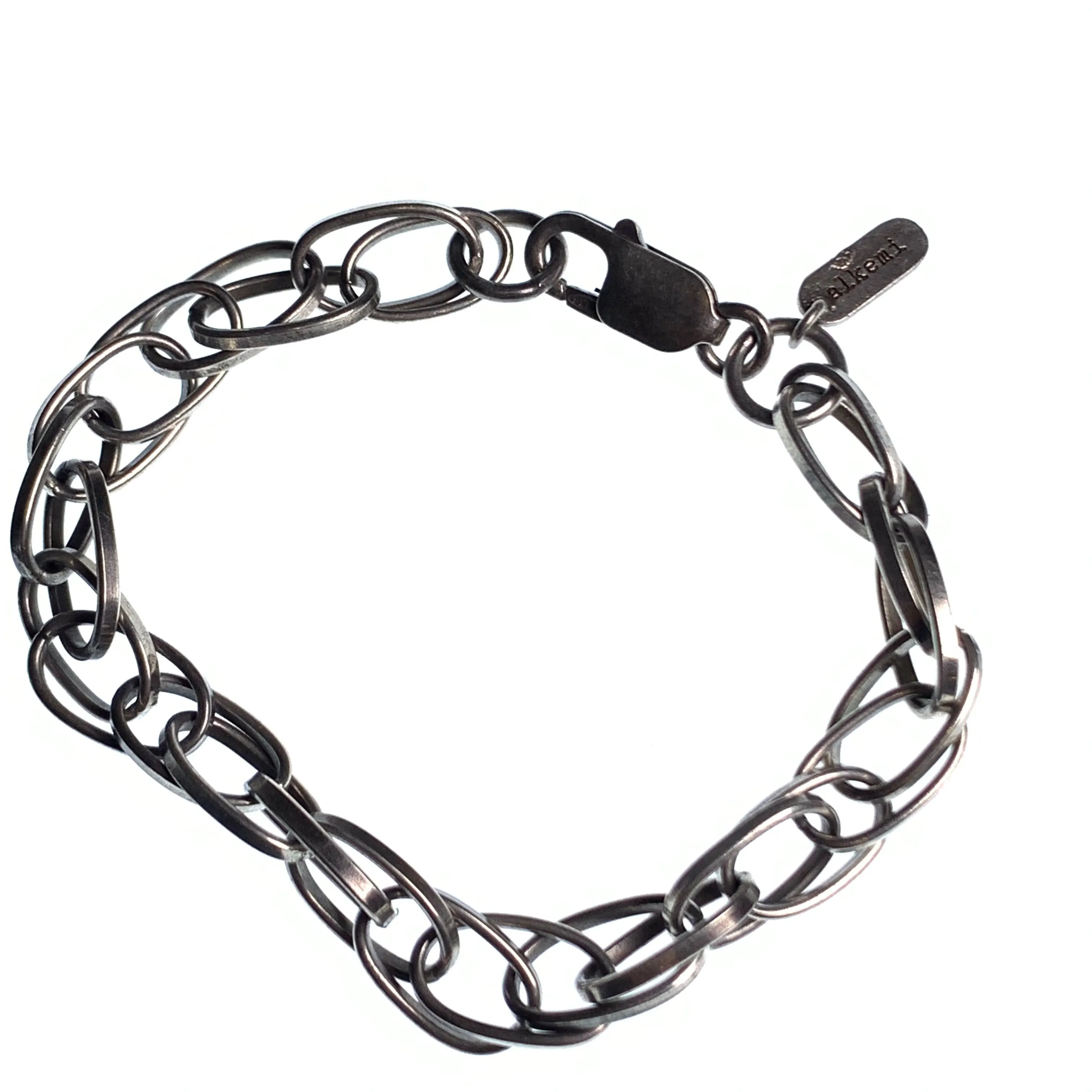 Double Link handmade 925 Silver bracelet